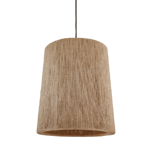 Colgante con pantalla 30x35cm yute alto 40cm